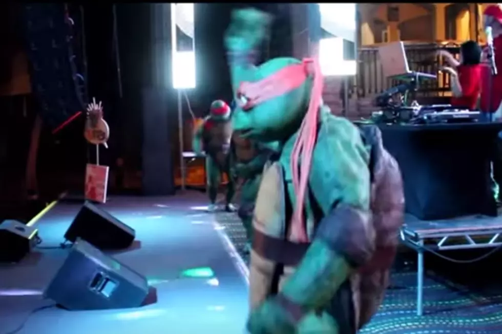 Go Ninja, Go Ninja Go! The Ninja Turtles at the 90s Bash (VIDEO)